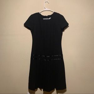 Black short sleeve dress